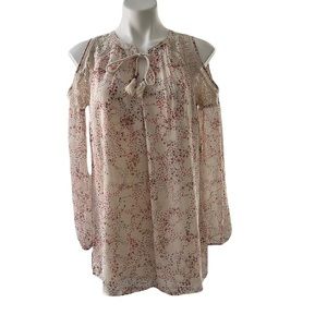 DR2 Cold Shoulder Long Sleeve Blouse